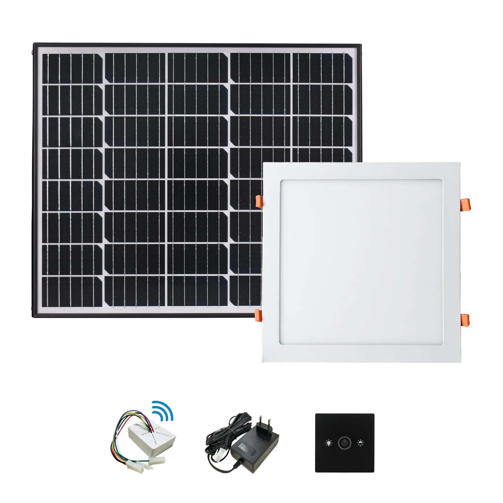 Automatic Solar LED Lights for Homes with Radar Sensor Smart Solar Power Tubular Ceiling LED Skylight for Corridor Prefab House