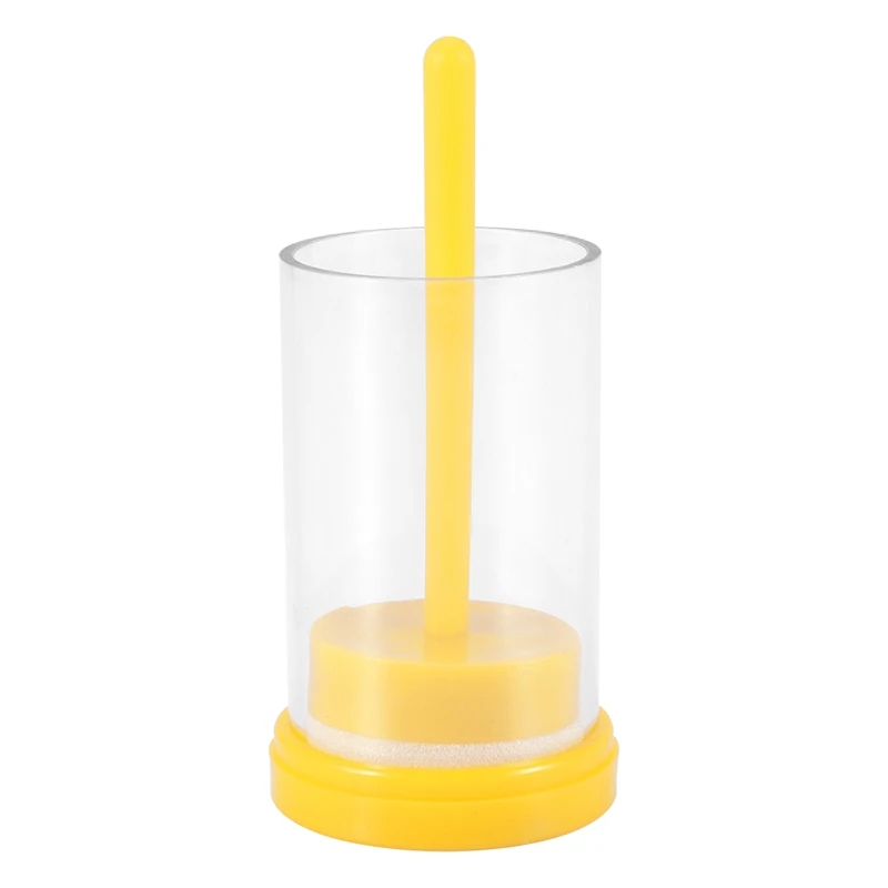 ABRE-Plastic Queen Bee Marking Cage Marker Bottle W/ Plunger Beekeeping Equipment For Capture The Queen Bee Without Hurting It
