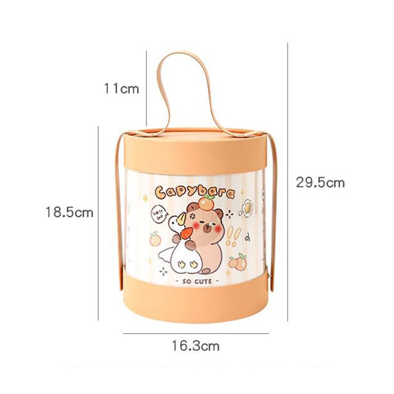 1Set Large Capacity Gift Box Cartoon Capybara Stationery Set Cute Student Stationery Set Portable Abundant Student Prize Gifts