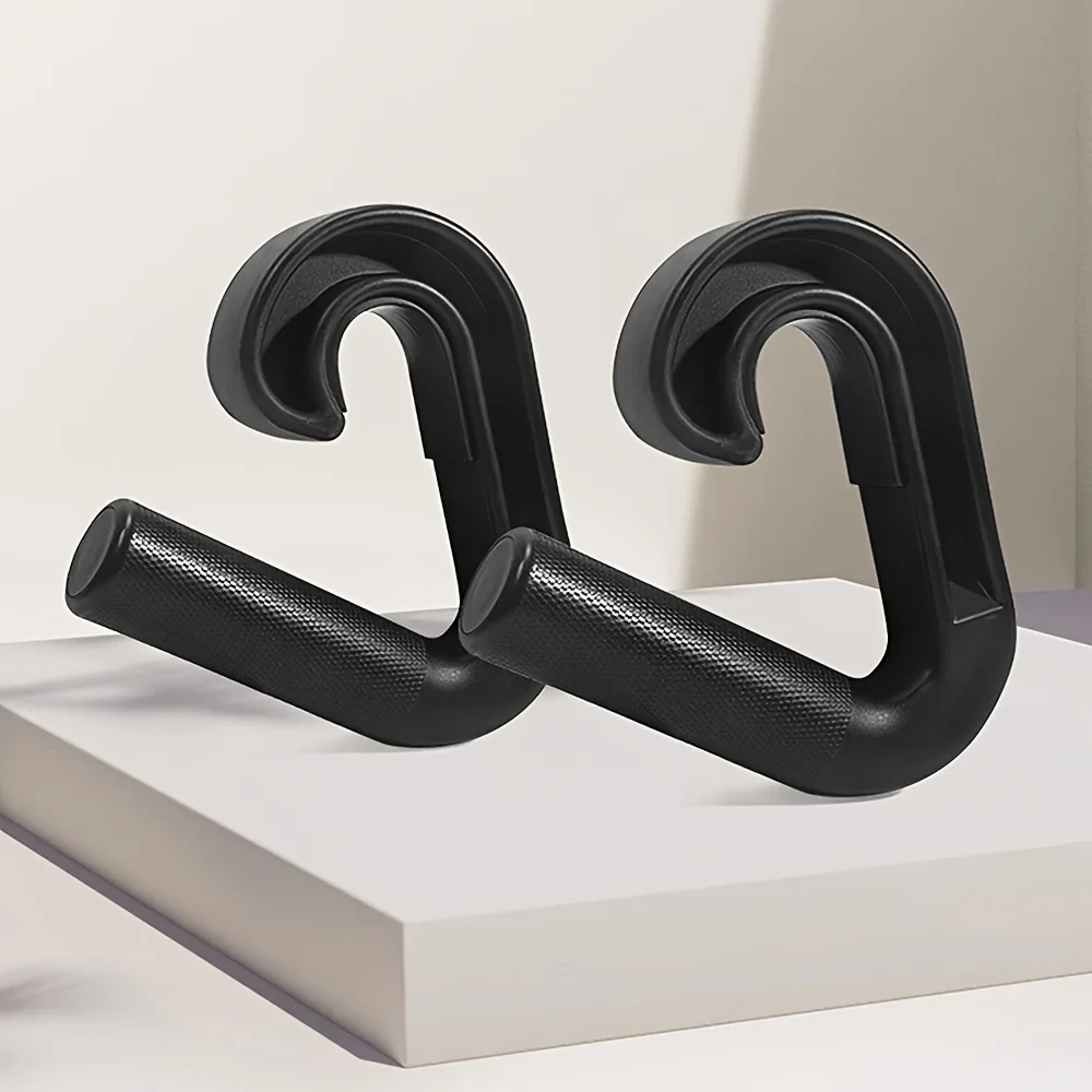 Mango de entrenamiento multiagarre de alta resistencia, accesorio de gancho ergonómico antideslizante para dominadas, peso muerto y entrenamientos de banda de resistencia