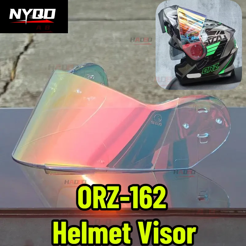 ORZ-162 Helmet Visor Special Lenses For ORZ 162 Helmet Windshield Replacement Accessories