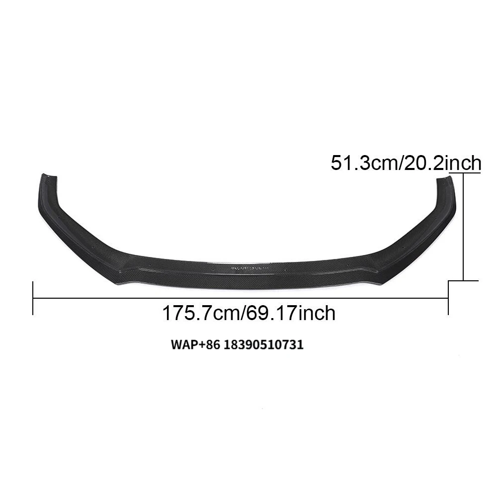 

A5 SLINE S5 Carbon Fiber Fibre Front Bumper Lip Splitter Fit for A5 SLINE S5 2019-2021