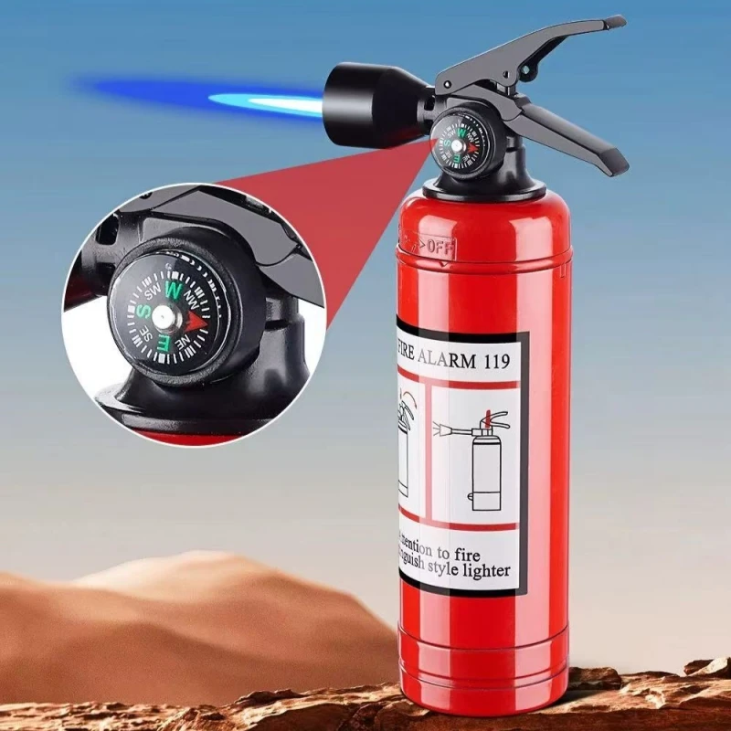 

New Large Capacity Inflatable Cigar Lighter Metal Windproof Jet Flame Outdoor Portable Turbo Camping Barbecue Lighter