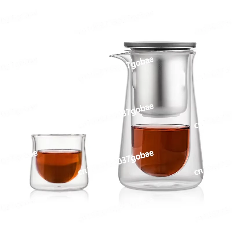 

Горшок для заваривания чая, горшок для заваривания кофе, магнитная элегантная чашка со стеклянным пузырем