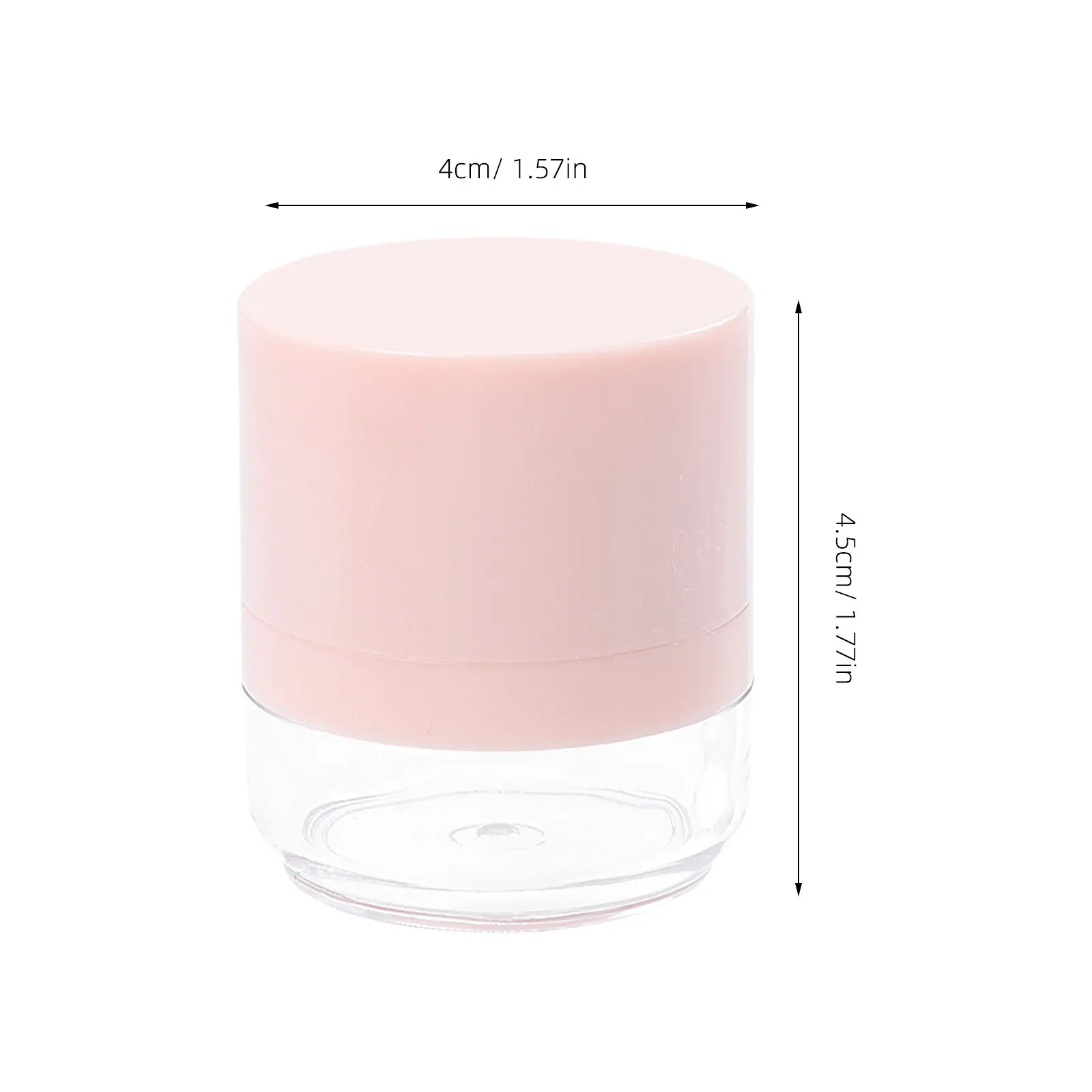 Mini Loose Powder Container 2 Piece Set Refillable Travel Makeup Case with Puff and Tight Seal