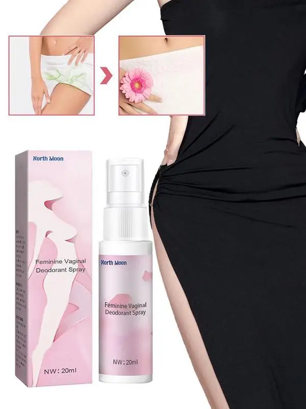 Natürliche Pflanze Frauen private Teile Spray reduzieren Geruch feuchtigkeit spendende Vaginal pflege Intim teil weibliche Vaginal Deodorant Spray