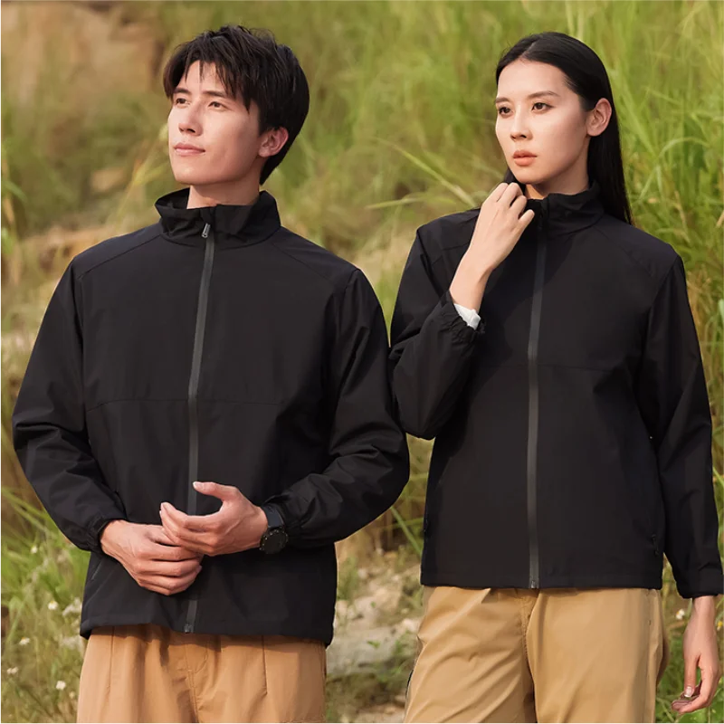 Customized autumn and winter logo camping outdoor thin anti-static windproof and warm single-layer assault suit