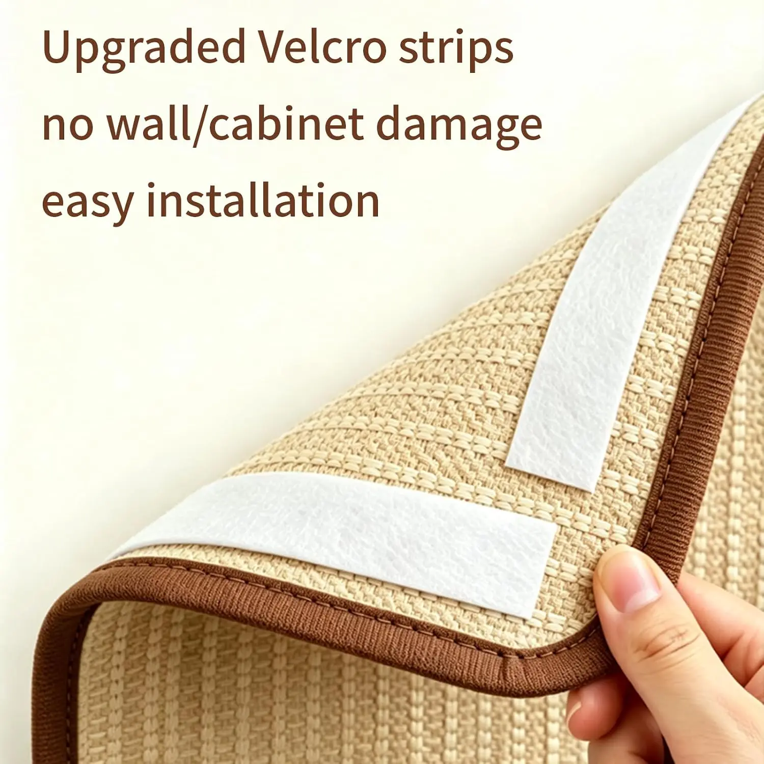 Wall Mounted Cat Scratcher Sisal Cat Nail File Scratcher Pad for Indoor Cats Hanging Cat Scratching Board
