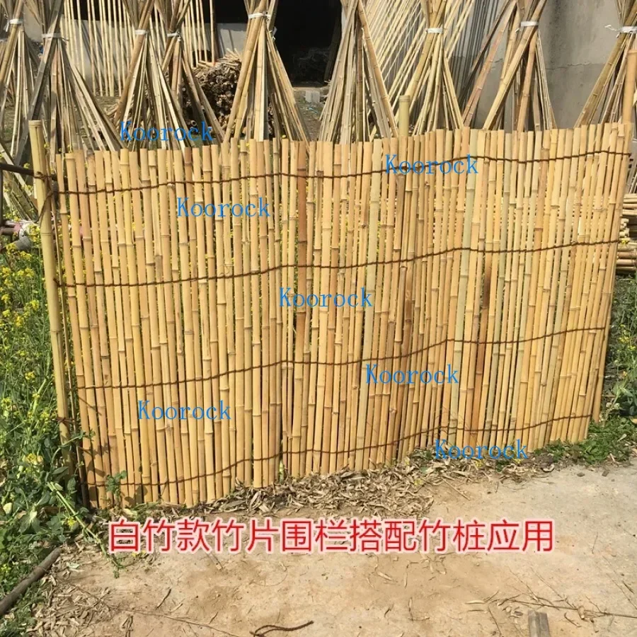 Natural Bamboo Sukkah Roof Cover - Traditional Jewish Festival Awnings for Outdoor Privacy Fence, Garden & Patio Decor