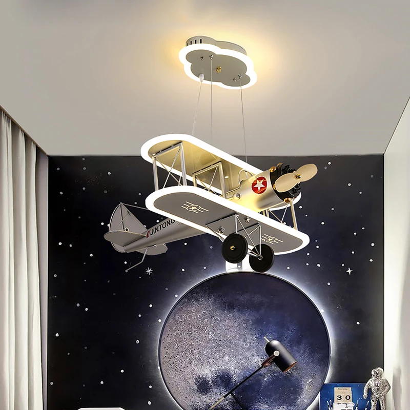 

Nordic airplane pendant lights, Nordic home decor, indoor pendant lights, children's room pendant lights, LED indoor lighting