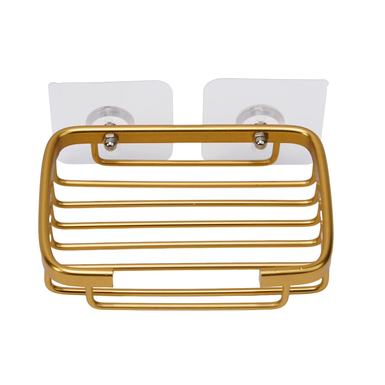 

Aluminum Soap Dish Holder Featuring Drain Net Tray for Bathroom and Shower Space Saving Design with Tool-Free Installation