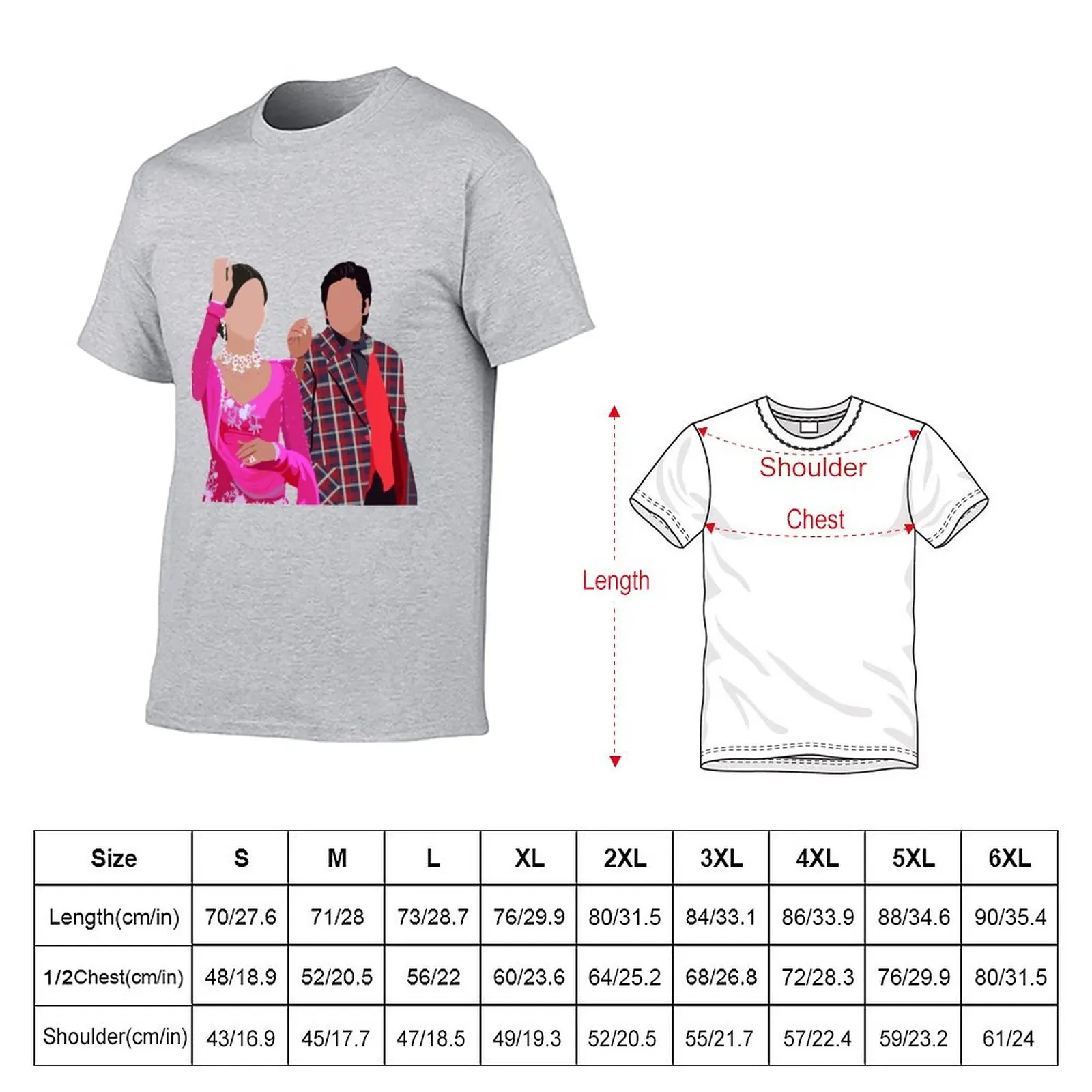 Ankhon Mein Teri - Om and Shanti T-Shirt anime quick drying shirts graphic tees men t shirt