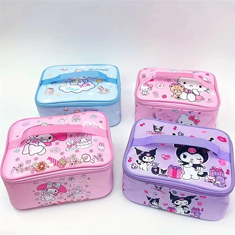 Sanrio Isolierte Lunchtasche mit Cartoon-Charakter – wasserabweisende Kühlbox aus Segeltuch mit niedlicher, perfekter Kawaii-Aufbewahrungstasche für den täglichen Gebrauch