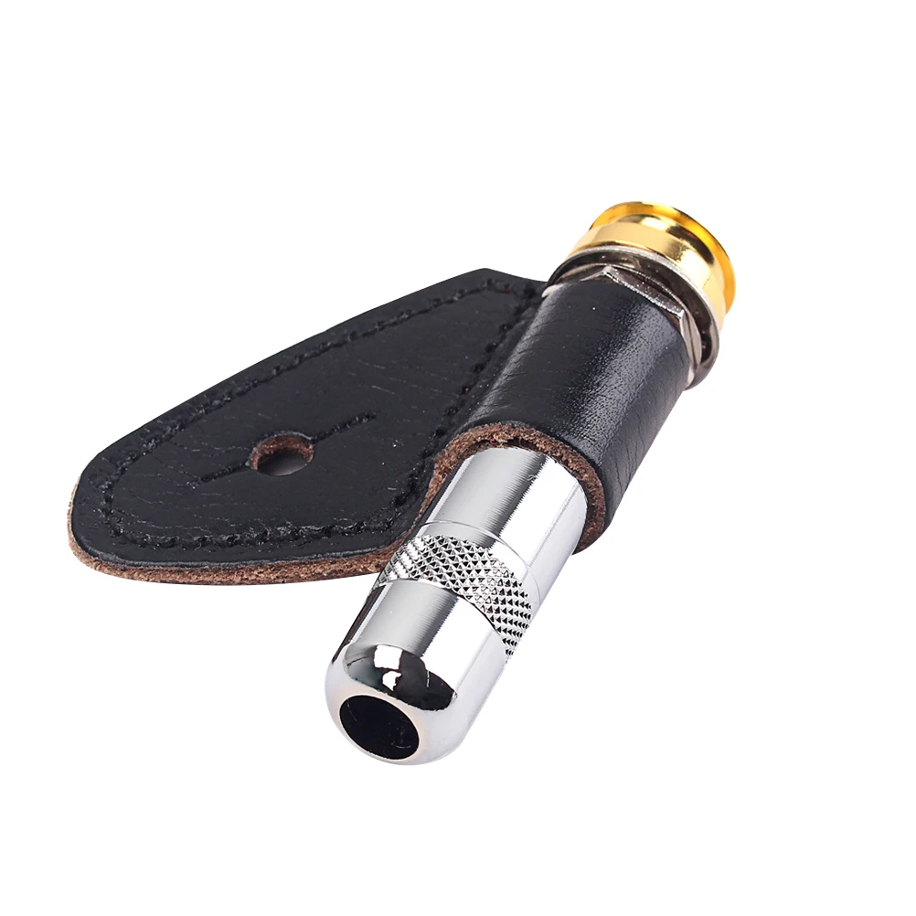 

1 Set Copper Endpin Jack For Guitar Bass Acoustic Electric Guitar Accessories Strap Pin Jack Socket Tighter Mouth Anti-Rust
