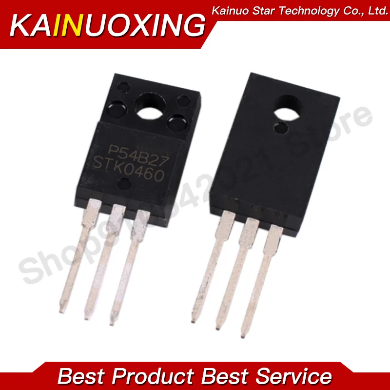 10PCS STK0460 TO-220 STK0460F TO-220F 600V 4A MOS field-effect transistor