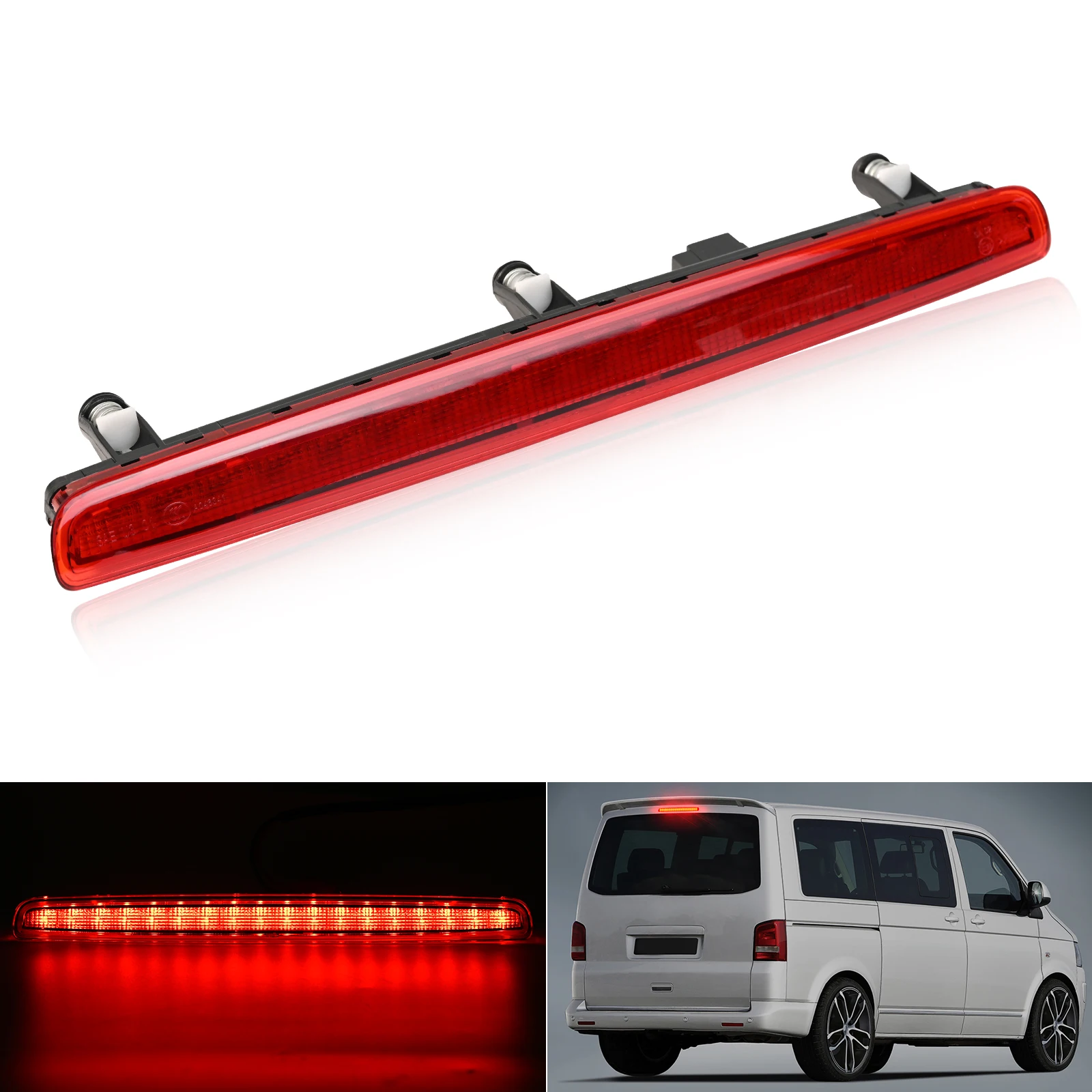 Third LED Brake Light 3rd Tailgate Brake Light for VW Volkswagen Transporter T5 Caravelle Multivan 2003-15 7E0945097A 7E0945097G