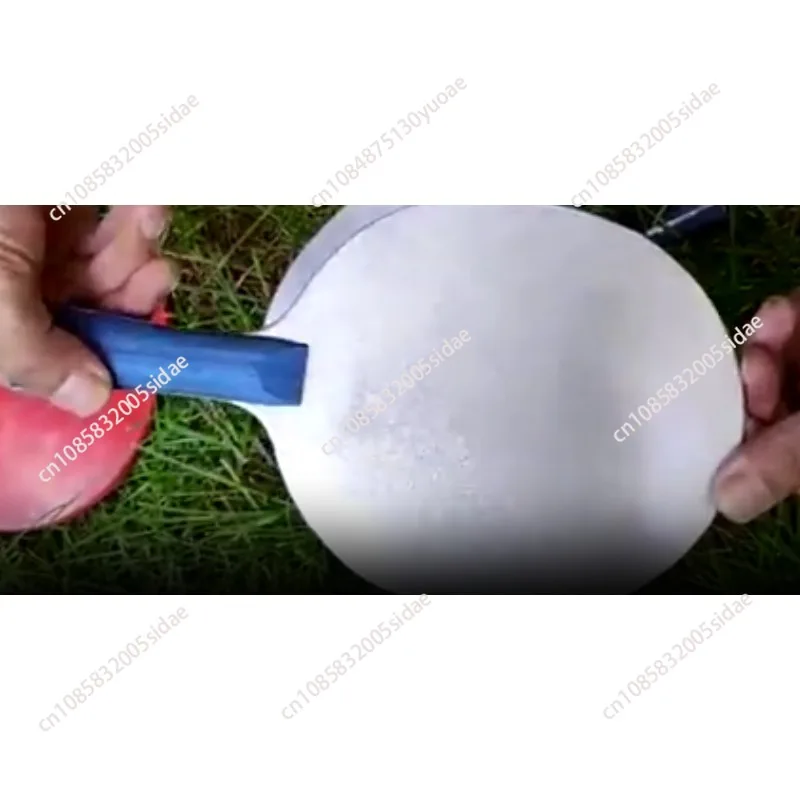 Table Tennis Training Racket Metal Paddle Pure Wood Non-slip Handle Wrist Arm Strength Workout Tool