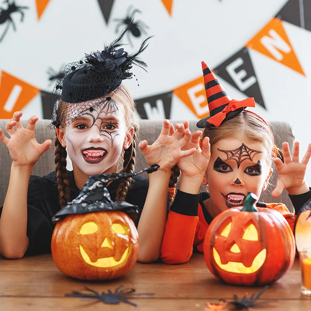 24 piezas de dentaduras postizas de Halloween, disfraces feos, divertidos para adultos, juguete de plástico falso de Pvc