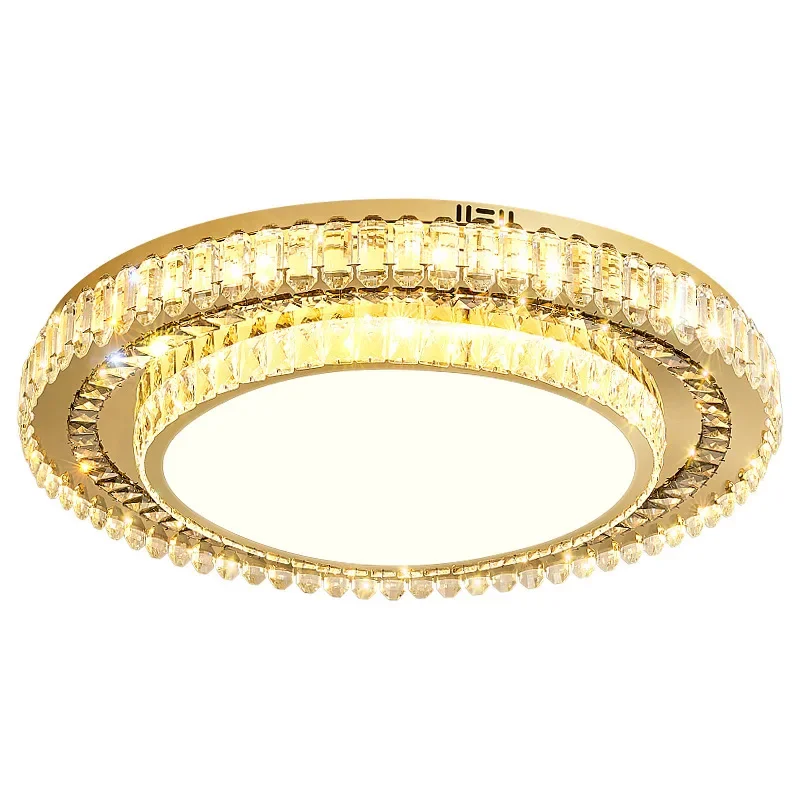 

Modern luxury crystal lamp simple creative villa living room dining room study bedroom room high-end atmospheric ceiling lamp