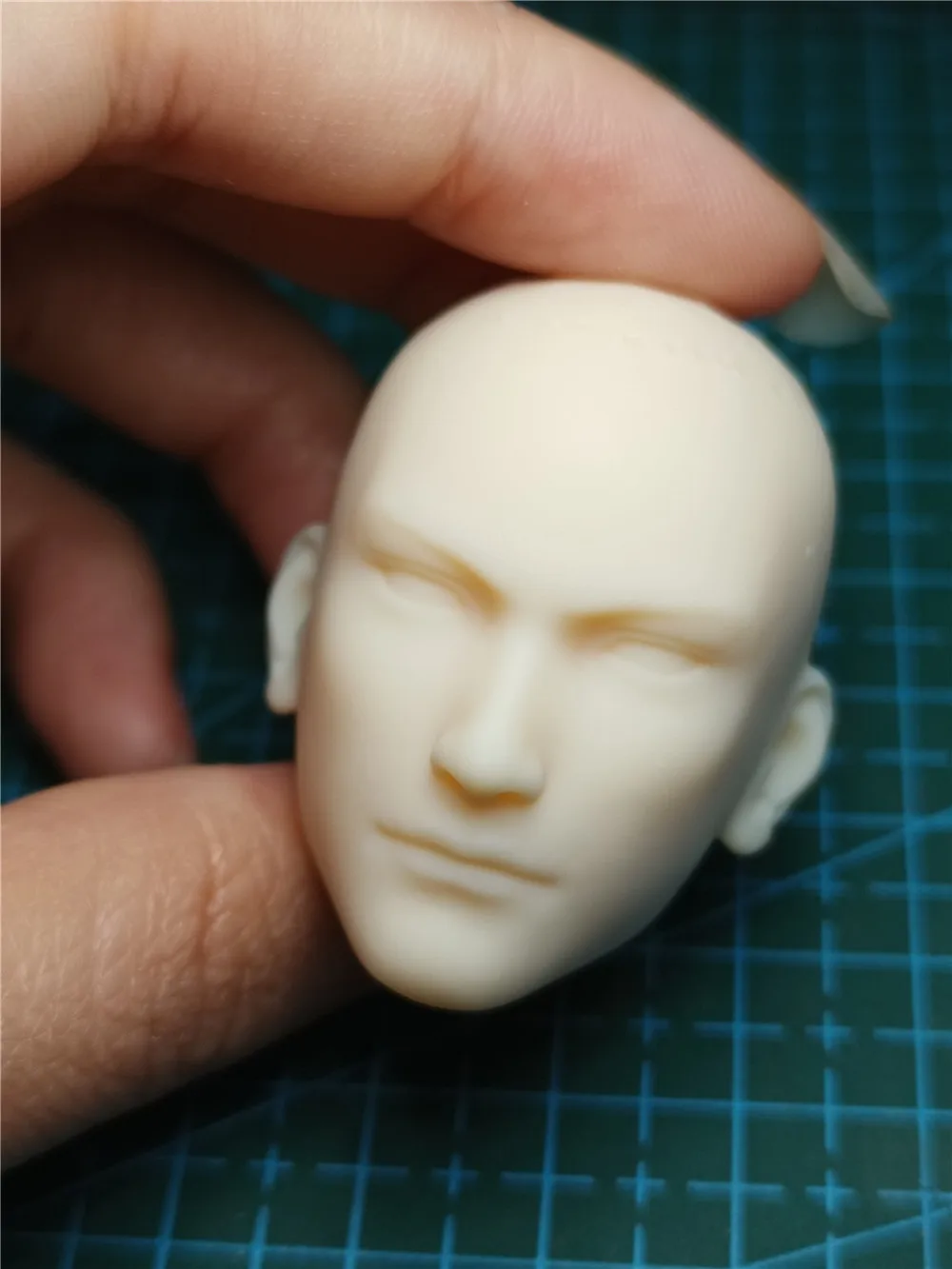 1/6 Scale Handsome Guy Head Sculpt Model For 12 inch Action Figure Dolls Unpainted Painting Exercise