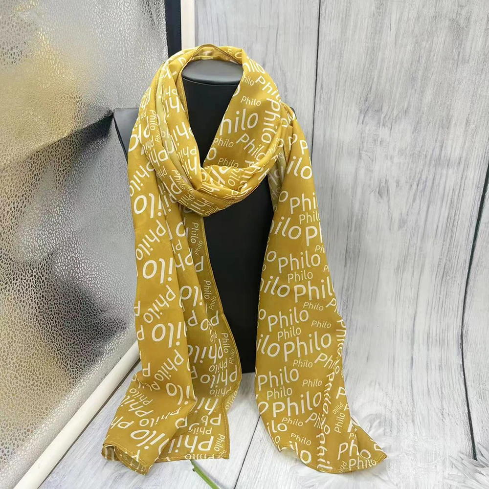 Sciarpa regalo per feste con lettera iconica greca PHILO Fellowship Club