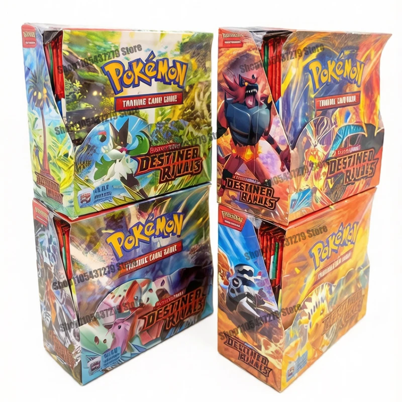 scarlet-violet-destined-rivals-288-pecas-versao-em-ingles-pokemon-tcg-classics-booster-box-caixa-de-36-pacotes-de-cartas-colecionaveis-pokemon