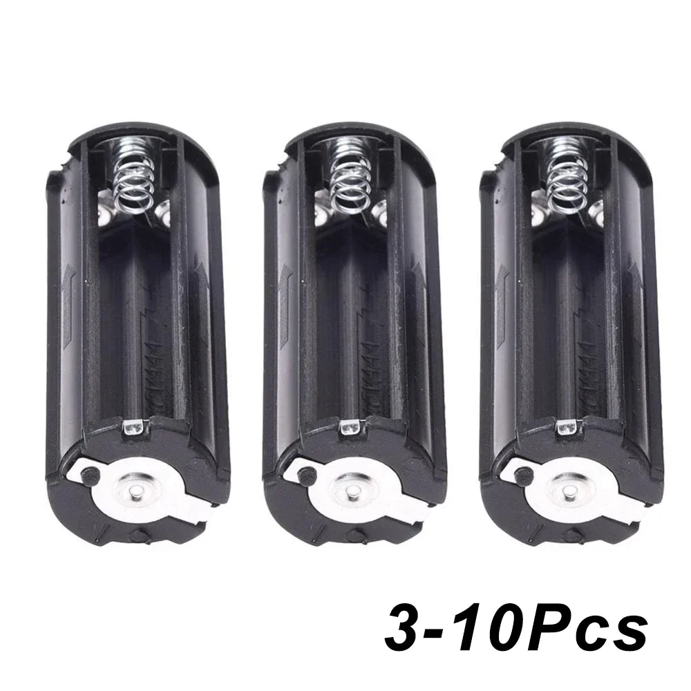 3/10PCS Black Battery Holder for 3 x 1.5V AAA Batteries Flashlight Torch 3 x AAA Battery Storage