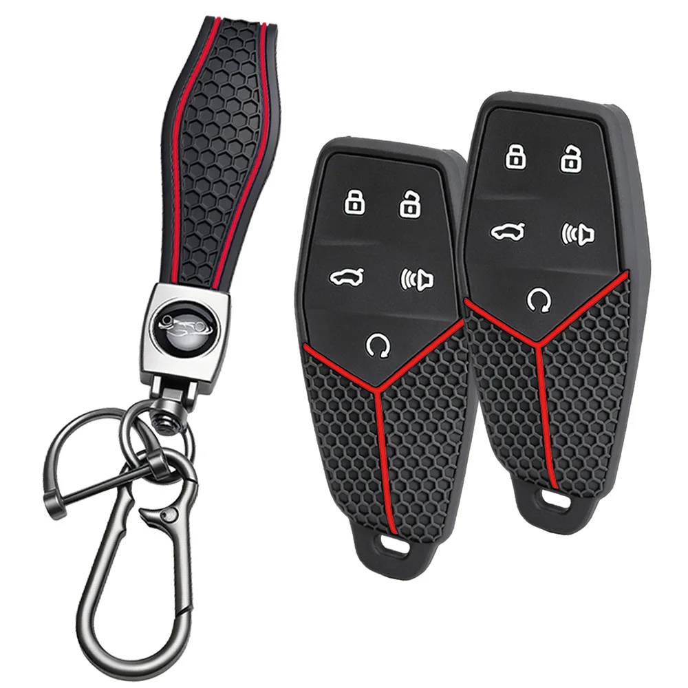 flexible remote fob case For MG MG5 MG6 ZS HS One Marvel R MG4 EHS EZS with wrist strap and carabiner full coverage anti scratch