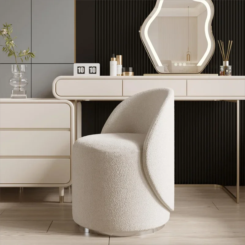 Modern Swivel Dresser Chair Luxurious Interior Comfortable Make Up Chair Graceful Creative Sillas Minimalista Home Furniture