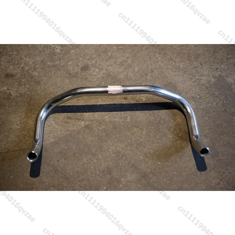 Retro Bicycle Horn Handle, Aluminum Alloy Handlebar 25.4 Aircraft Handle Folding BMX Handlebar