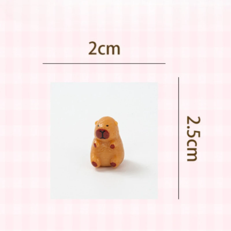 5/10/15パック かわいいミニカピバラ、スクイーズおもちゃ、握れる、オフィスストレス解消、キッズパーティーギフト、パーティー賞品、パーティー記念品