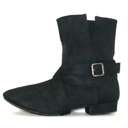 Bottes de danse latine à semelle en daim pour femmes, chaussures de salsa, chaussures de ligne d'échauffement, bottes Swayd West Coast