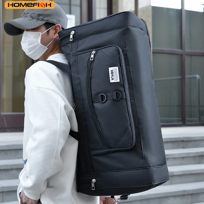 HOMEFISH versized handbag, multi-functional, suitable for travel, fitness activities, and outdoor excursions