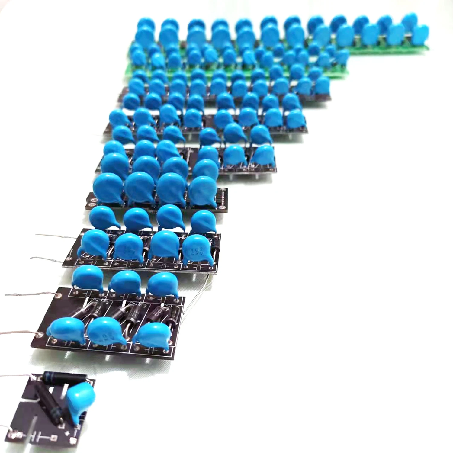 2/4/6/8/16/20/24 Voltage Multiplier Board High-Frequency High-Voltage Rectifier Circuit for Pulsed DC Electrostatic Generator
