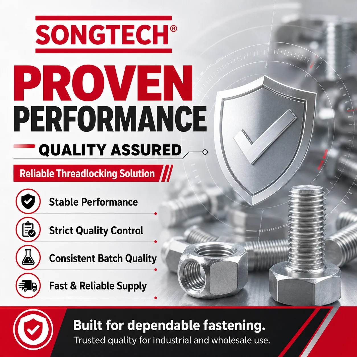 Wholesale Songtech Loctite 222 Threadlocker Purple Low Strength Anaerobic Glue Screw Fixer