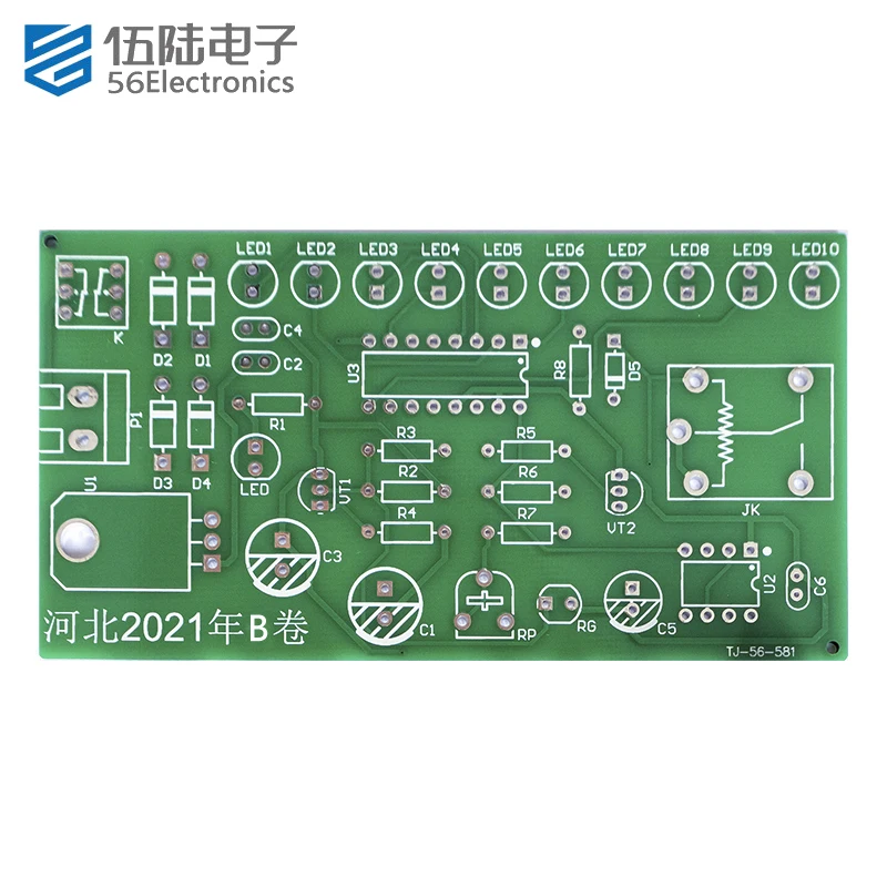 Light Controlled Water Lamp Circuit DIY Electronic Kit for Adults Soldering Boards Electronic Components