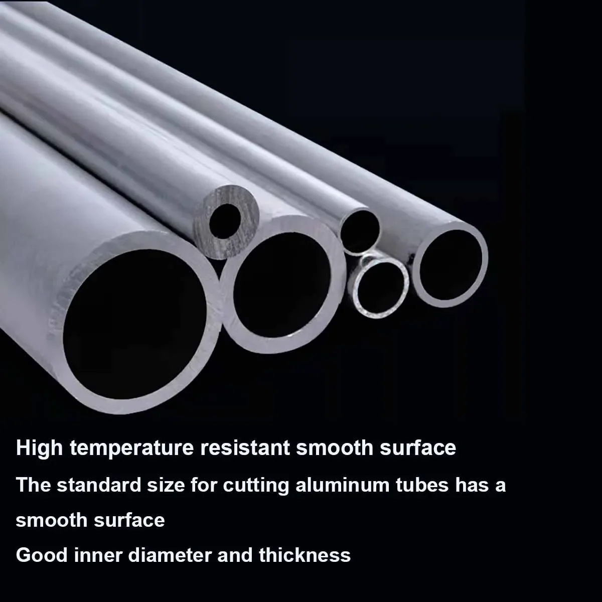 

Length 500mm 6063/6061 Aluminium Pipe Straight Round Aluminum Alloy Tube OD 9~15mm Thick 0.5-5mm