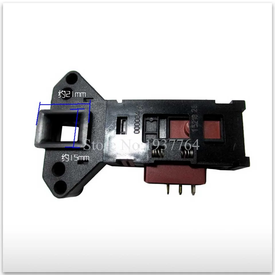 1 peça novo para peças de máquina de lavar roupa haier interruptor de atraso peça de fechadura de porta