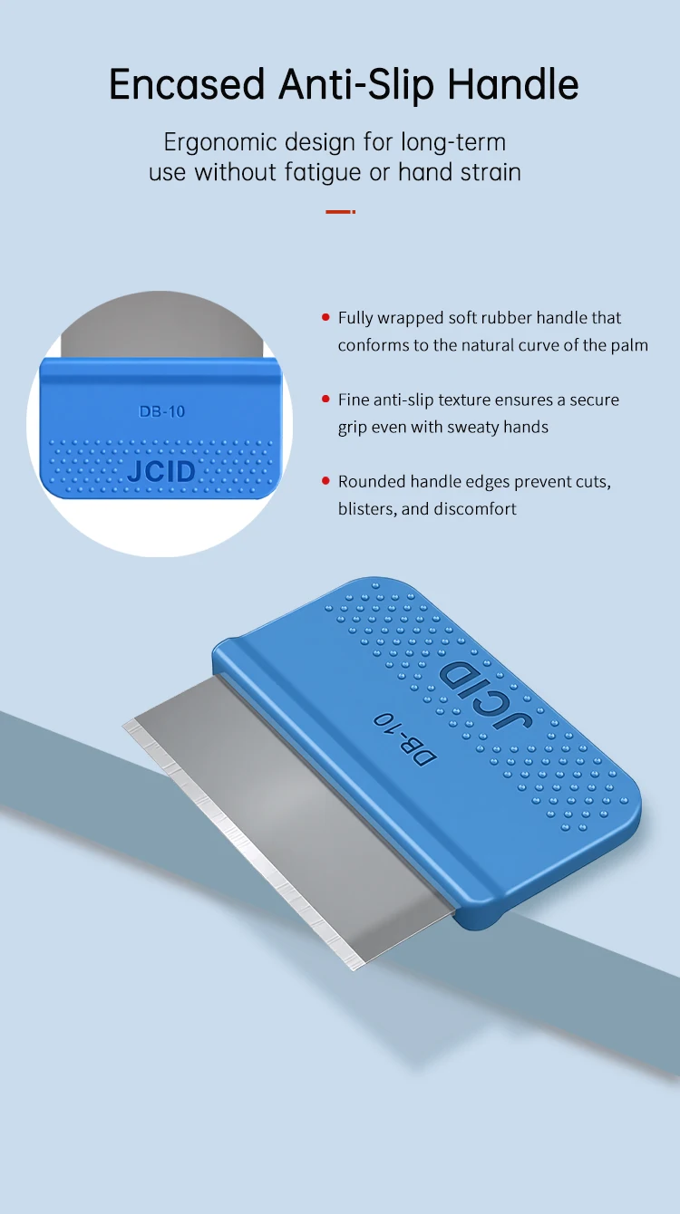 JCID Professional Disassembly Blade 0.15mm Ultra Thin Blade Edge Anti-Slip Design Blade for Mobile Phone Screen Precision Blade