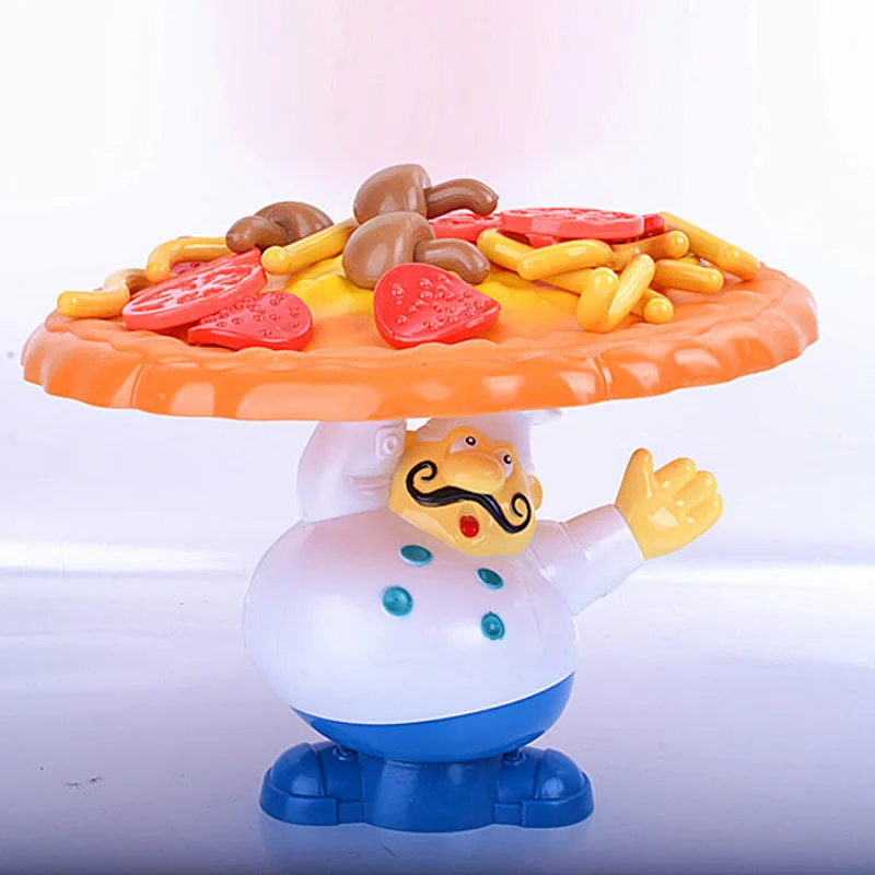 

Children's Puzzle Toys For Family Gatherings Tabletop Games Balancing Pizza Game Pizza Stacking Two-Player Match Toys