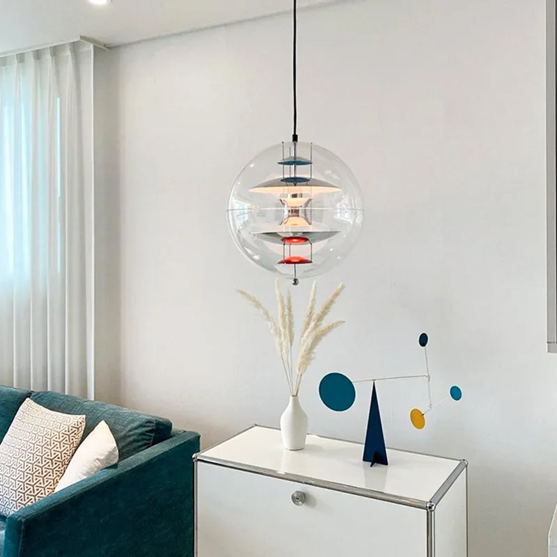 Criativo Planeta Globo Lâmpada pingente, Original, Hotel Villa, Living Room Decor, Luz de suspensão da cozinha, Decoração LED Maison