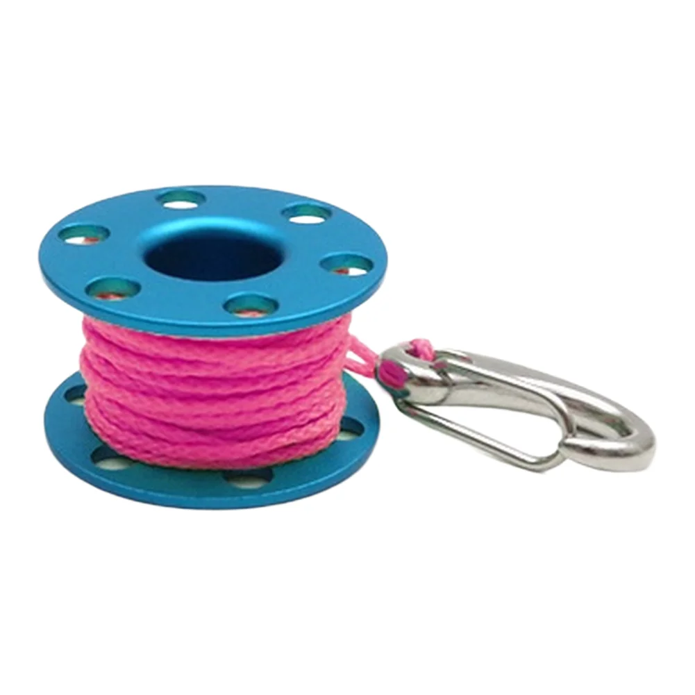 For Underwater Exploration Black Yellow Scuba Diving Spool Diving Spool Aluminum Alloy Material Lightweight Construction