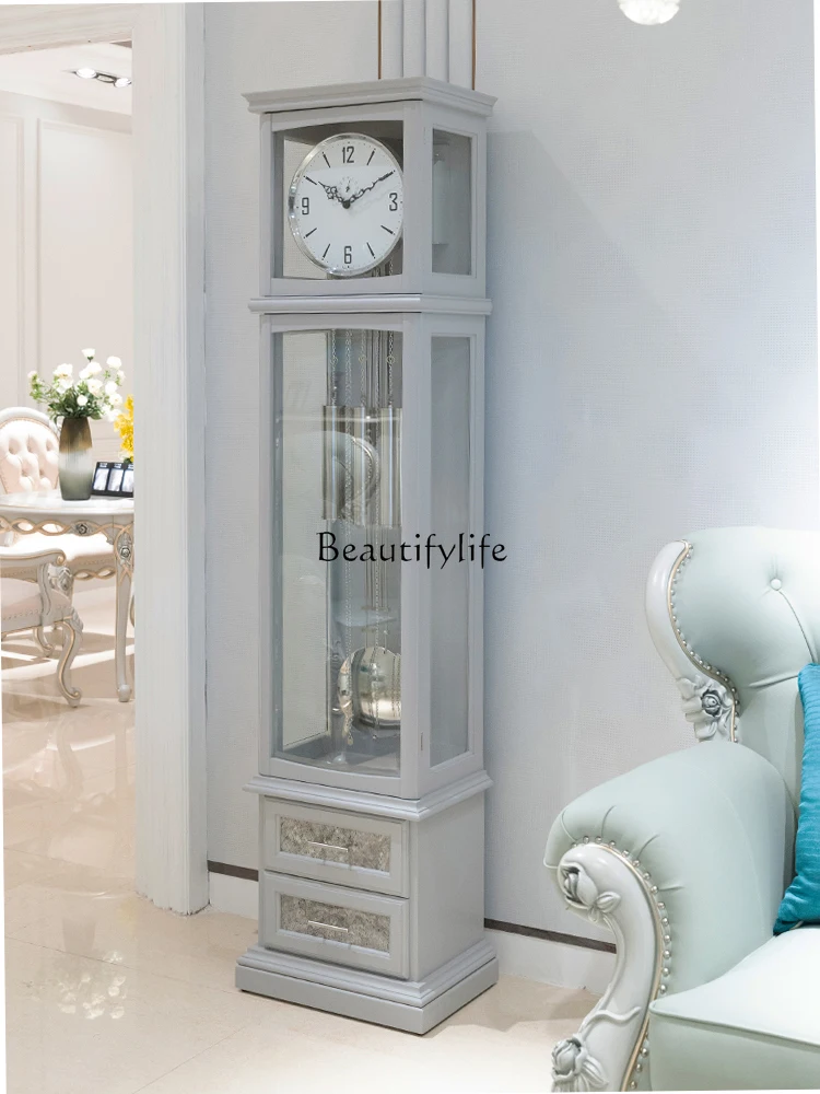 -*German Helmler living room floor clock light luxury modern home simple fashion table clock Italian pendulum clock