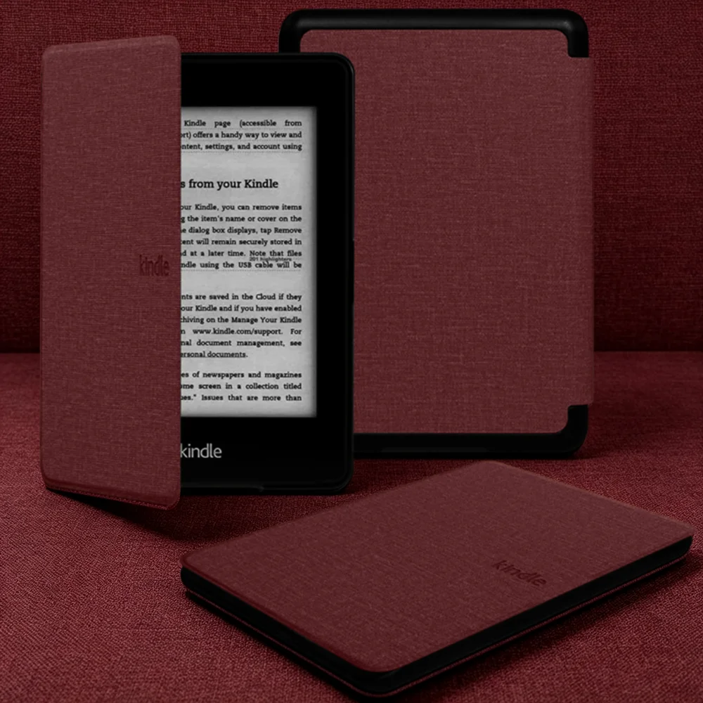 Fabric Magnetic Smart Case For 6 All-new Kindle 11th Generation (2022 2024 Release) 6 Inch Ebook Cover Sleeve Funda