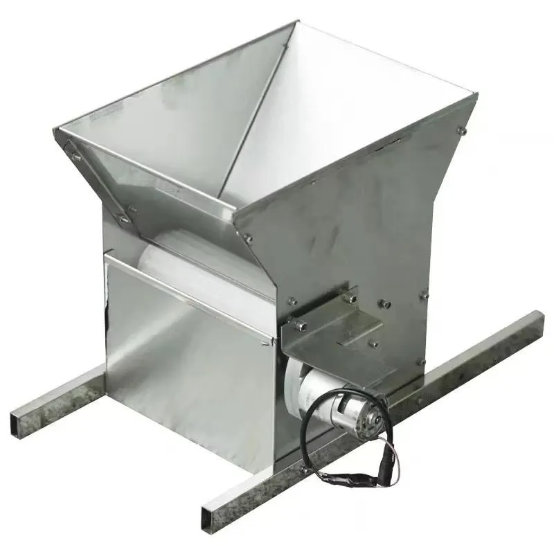 Manual Electric Grape Crusher 304 Stainless Steel Blueberry Mulberry Crusher Brewing Equipment
