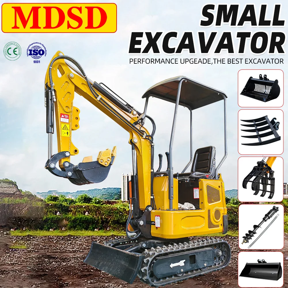 المصنع مباشرة حفارة صغيرة الزاحف حفار صغير مع كوبوتا CE EPA اليورو 5 حفارة صغيرة للحديقة مخصصة DDP الشحن