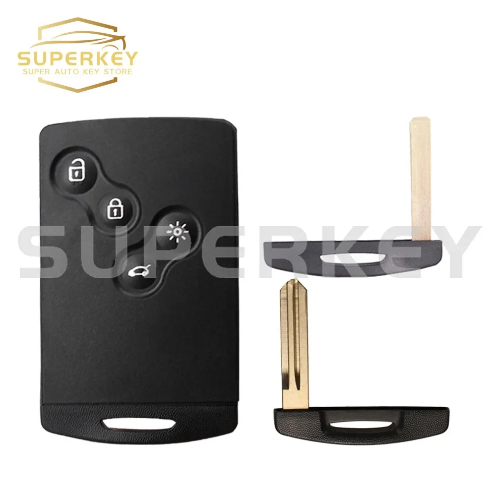 

SUPERKEY Keyless Smart Key Shell Case For Renault Clio IV Captur Renault Megane III Fluence Laguna III Scenic Koleos Samsung QM5