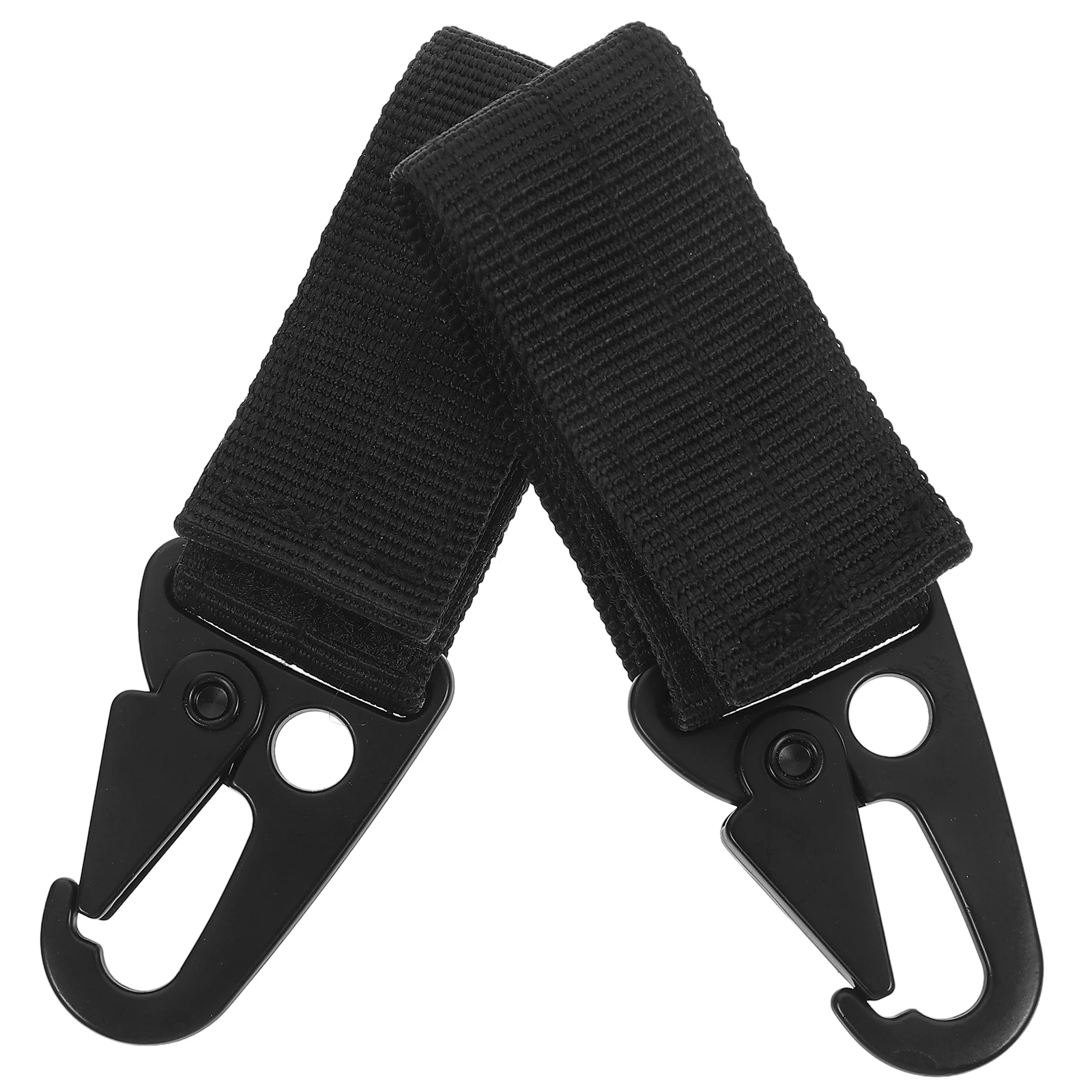 

2pcs Buckle Heavy Duty Carabiner Keychain Survival Outdoor Camping Fire Starter Hook Accessories