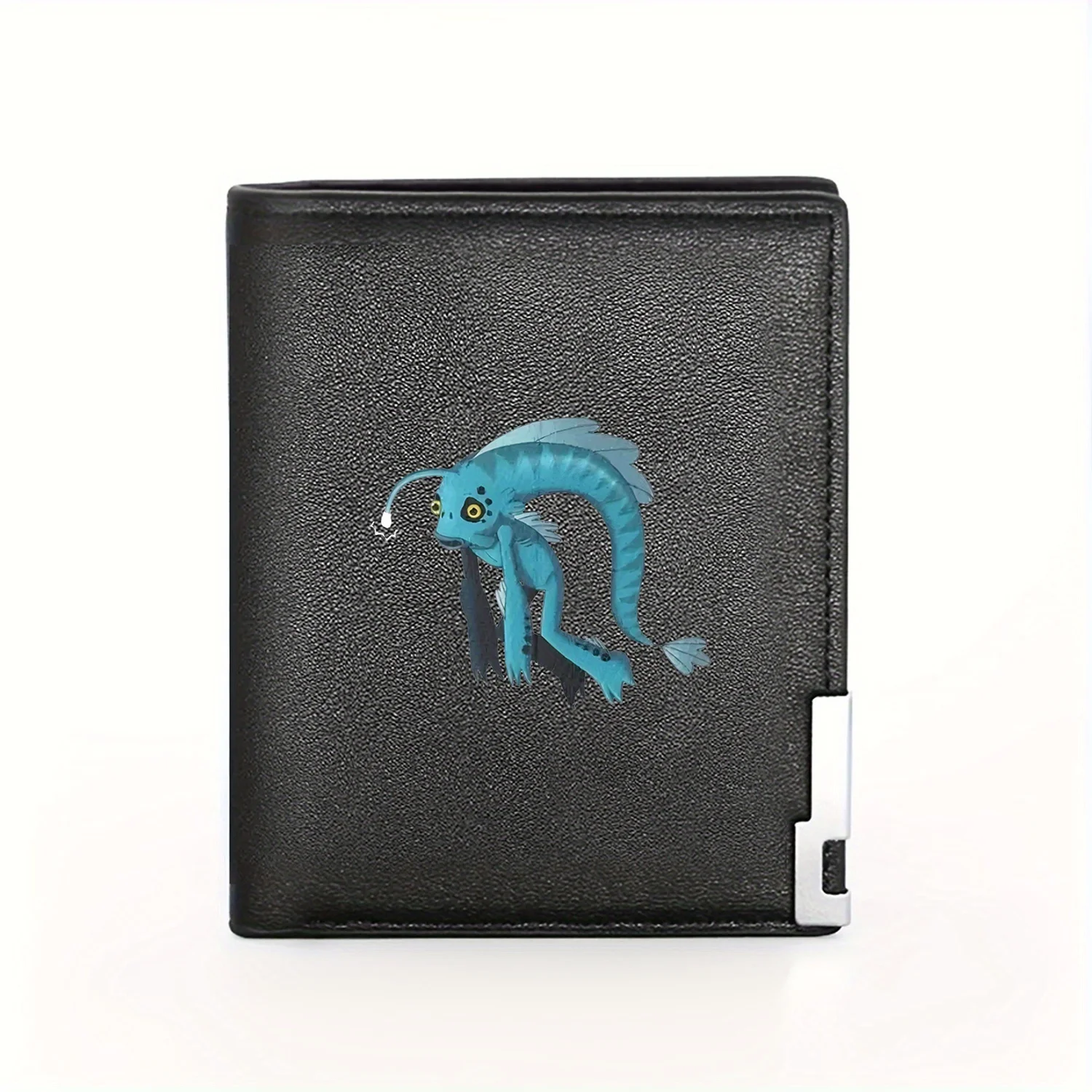 Unique Aquatic Creature Design Wallet for Men: Business,Casual,Elegant,Simple,Practical,Quality,Stylish,Printing,Graphic,Creativ