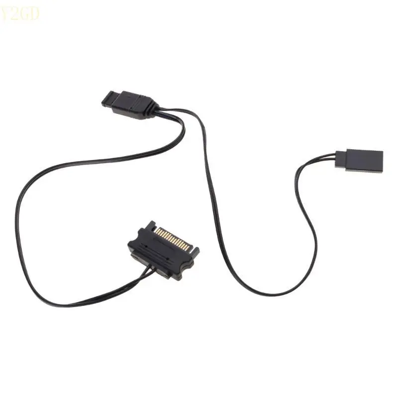 

Y2GD 5V 3Pin ARGB SYNC Adapters Cable for Motherboards SYNC PC Chassises Fan